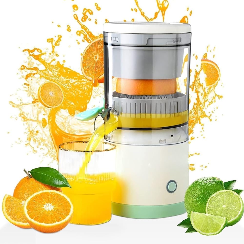 Drumstone    Portable Cordless Fruit Juicer  360 Multifunctional Electric Squeezer For Lemon & Orange | UsbC Rechargeable, One
