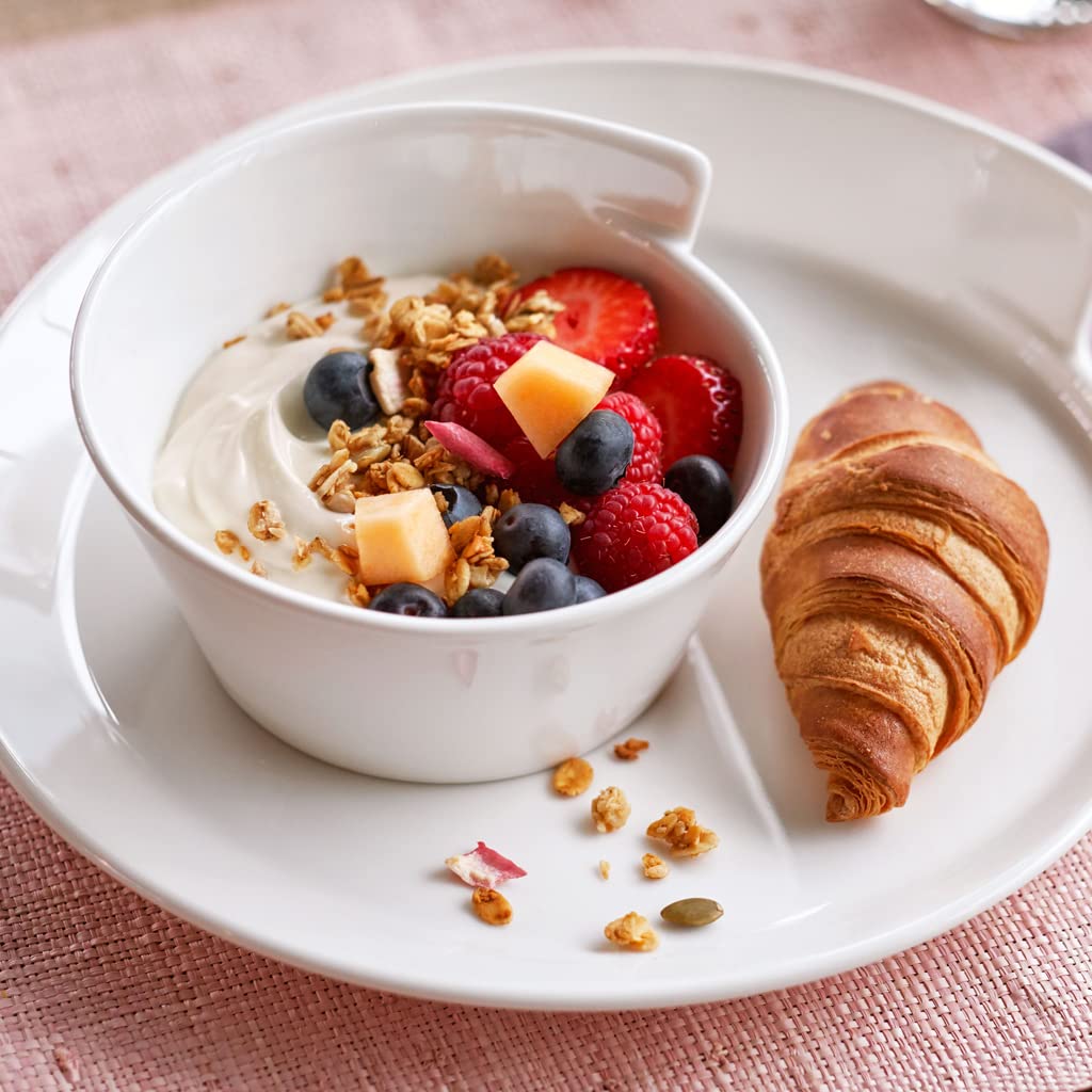 Villeroy & Boch New Wave Large Round Rice Bowl (New Shape), 20.25 Oz, Premium Porcelain, White