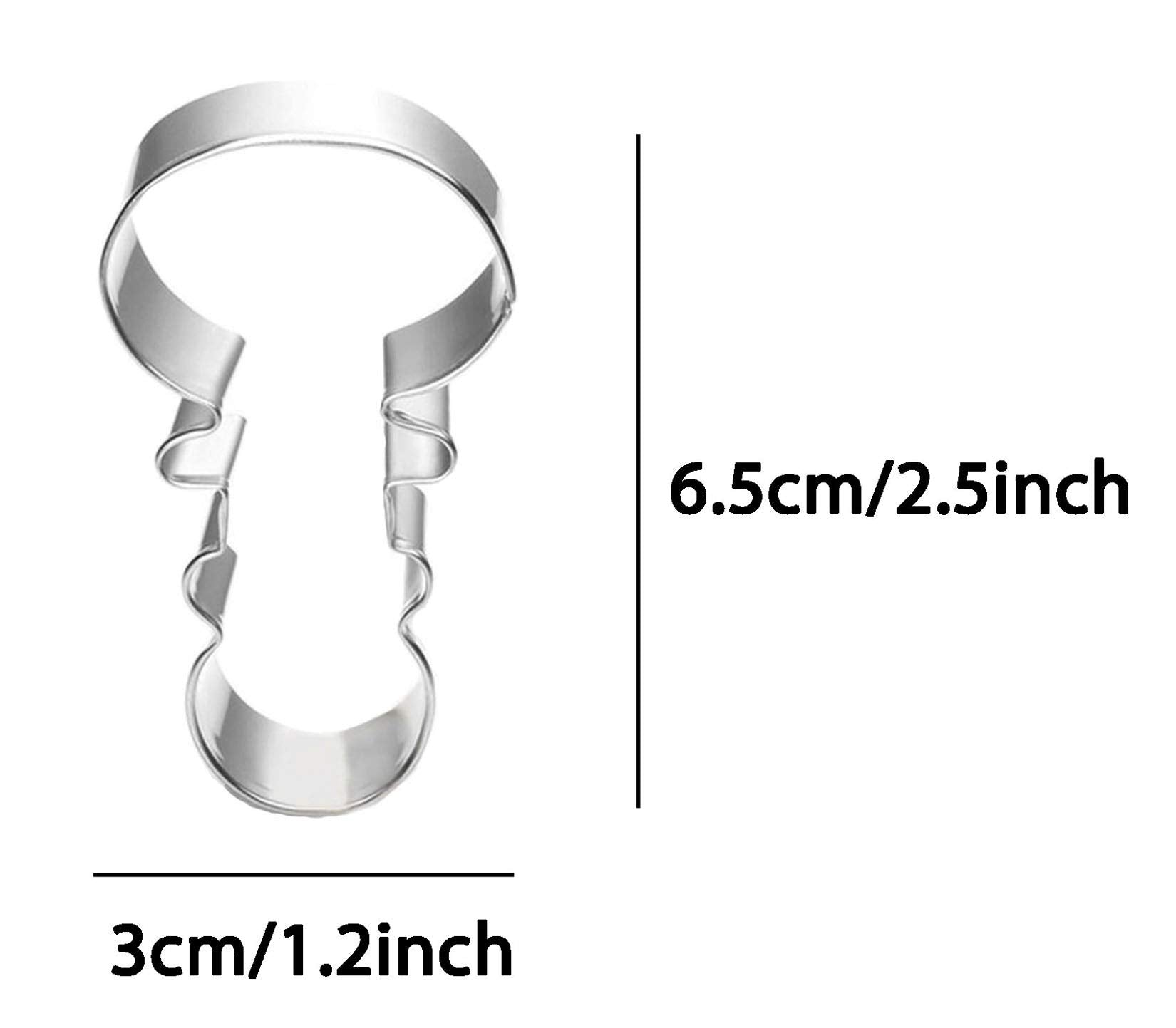 Wjsyshop Baby Rattles Cookie Cutter Stainless Steel