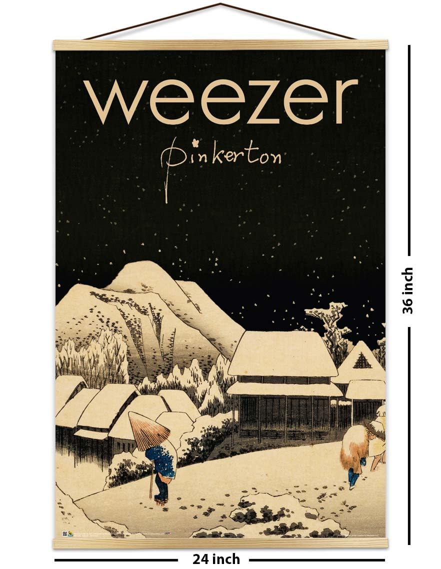 Weezer Pinkerton Band Poster - Officially Licensed - 24'' X 36'' With Poster Hanger Natural Color