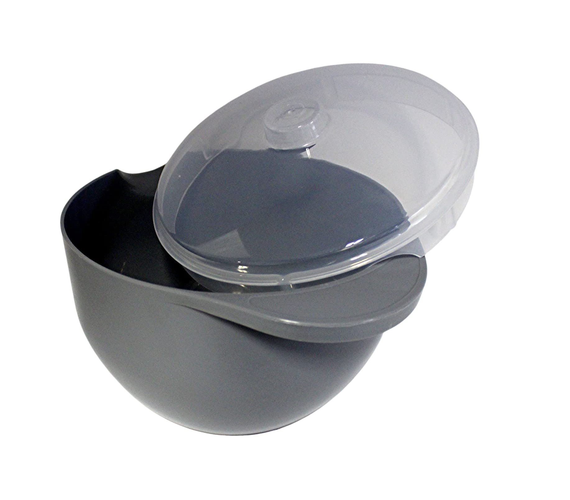 Dependable Industries Inc. Essentials Microwave Soup And Stew Maker Microwave Bowl With Spout And Splash Cover Cook Meals In Min
