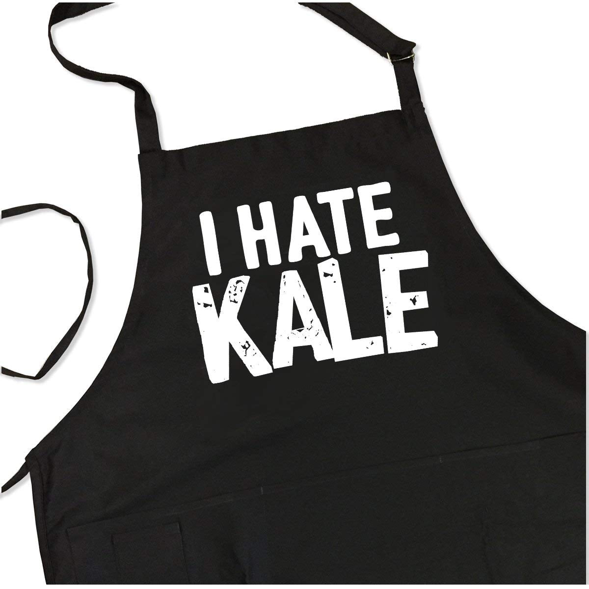 Apronmen, I Hate Kale, Funny Aprons For Men With Adjustable Straps One Size Fits All Bbq Grilling Aprons With Pockets Profession