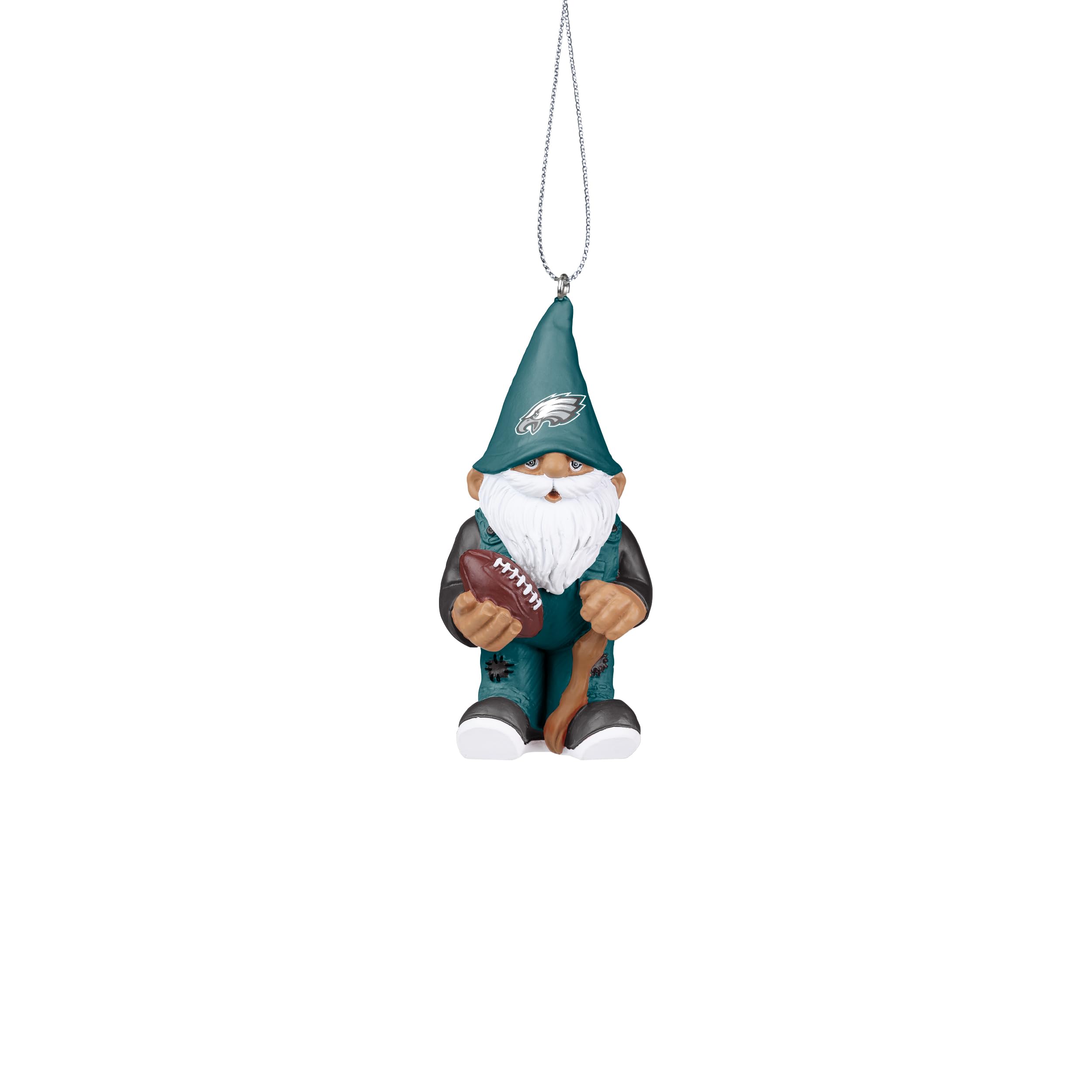 FOCO - NFL Officially Licensed 3.5 Gnome Resin Xmas Christmas Tree Team Hanging Ornament (Philadelphia Eagles)