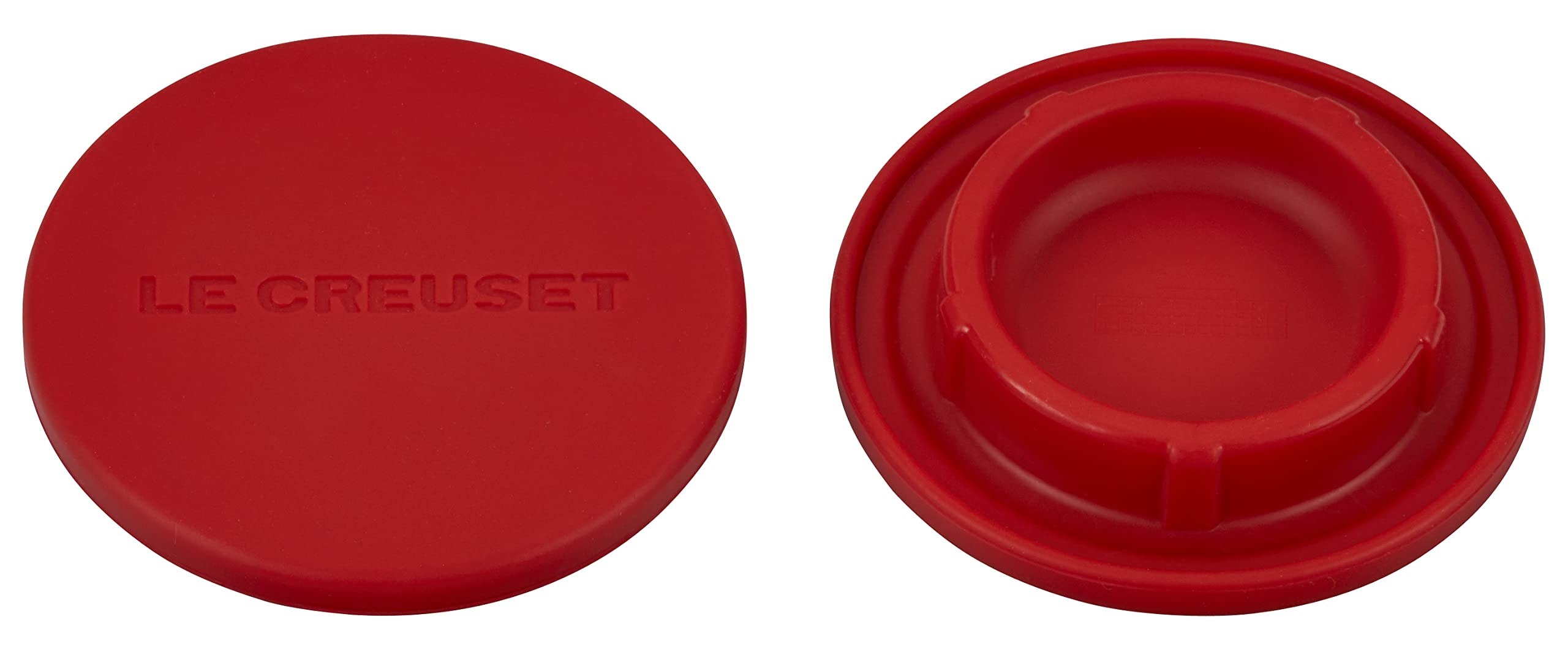 Le Creuset Silicone Mill Caps, 2 1/2'', Cerise