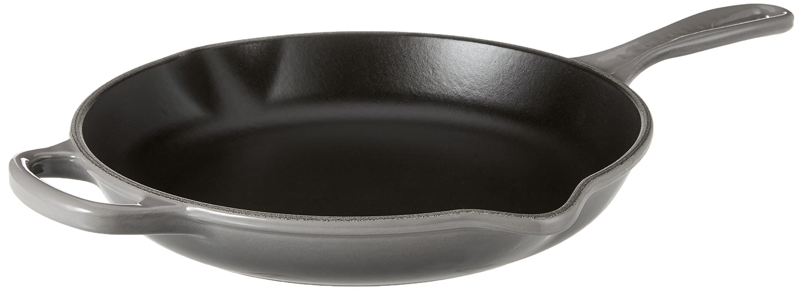 Le Creuset Enameled Cast Iron Signature Iron Handle Skillet, 10.25 (1-3/4 Qt.), Oyster