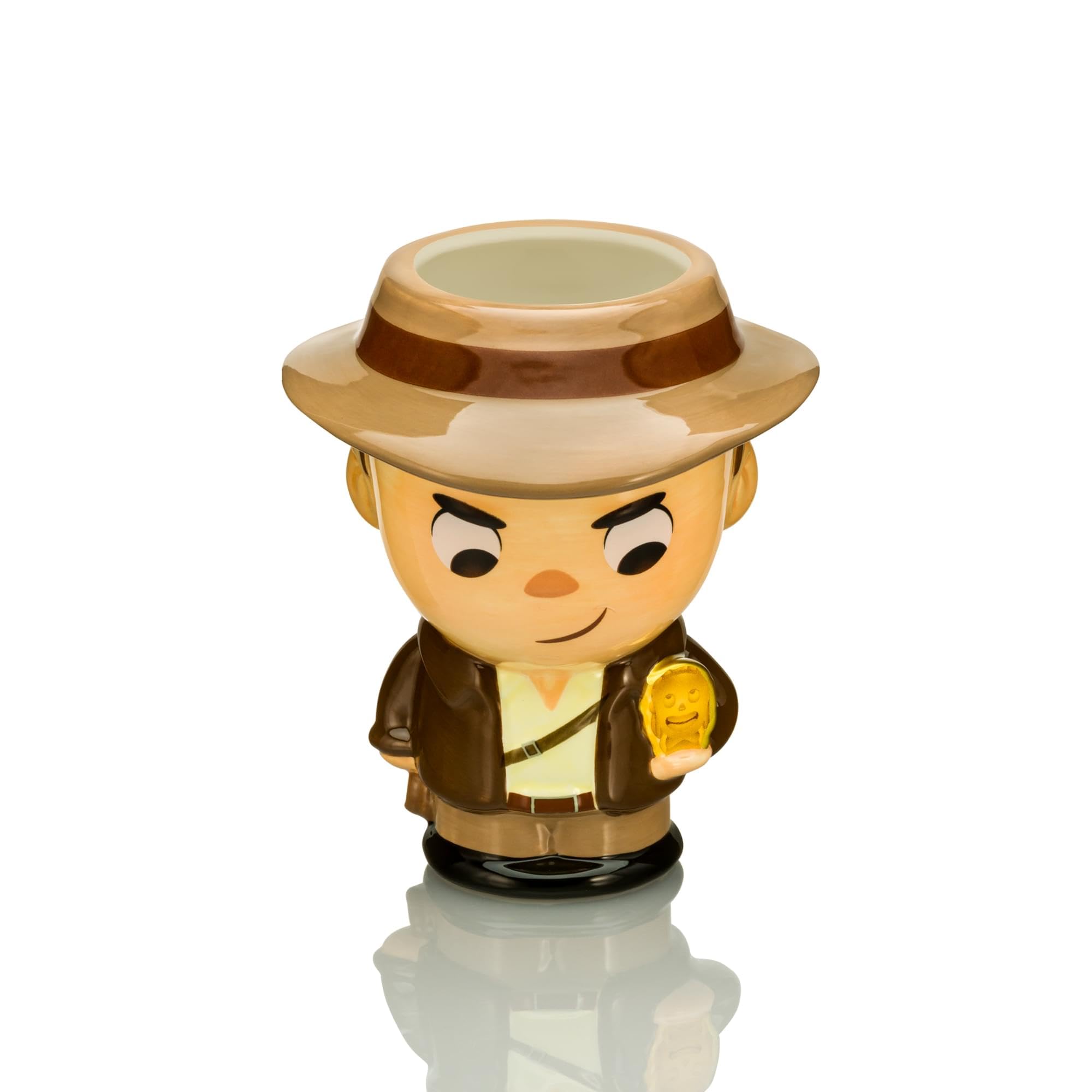 Beeline Creative Indiana Jones & Marion Ravenwood Limited Edition 18-21oz Cupful of Cute Mug Set, Brown
