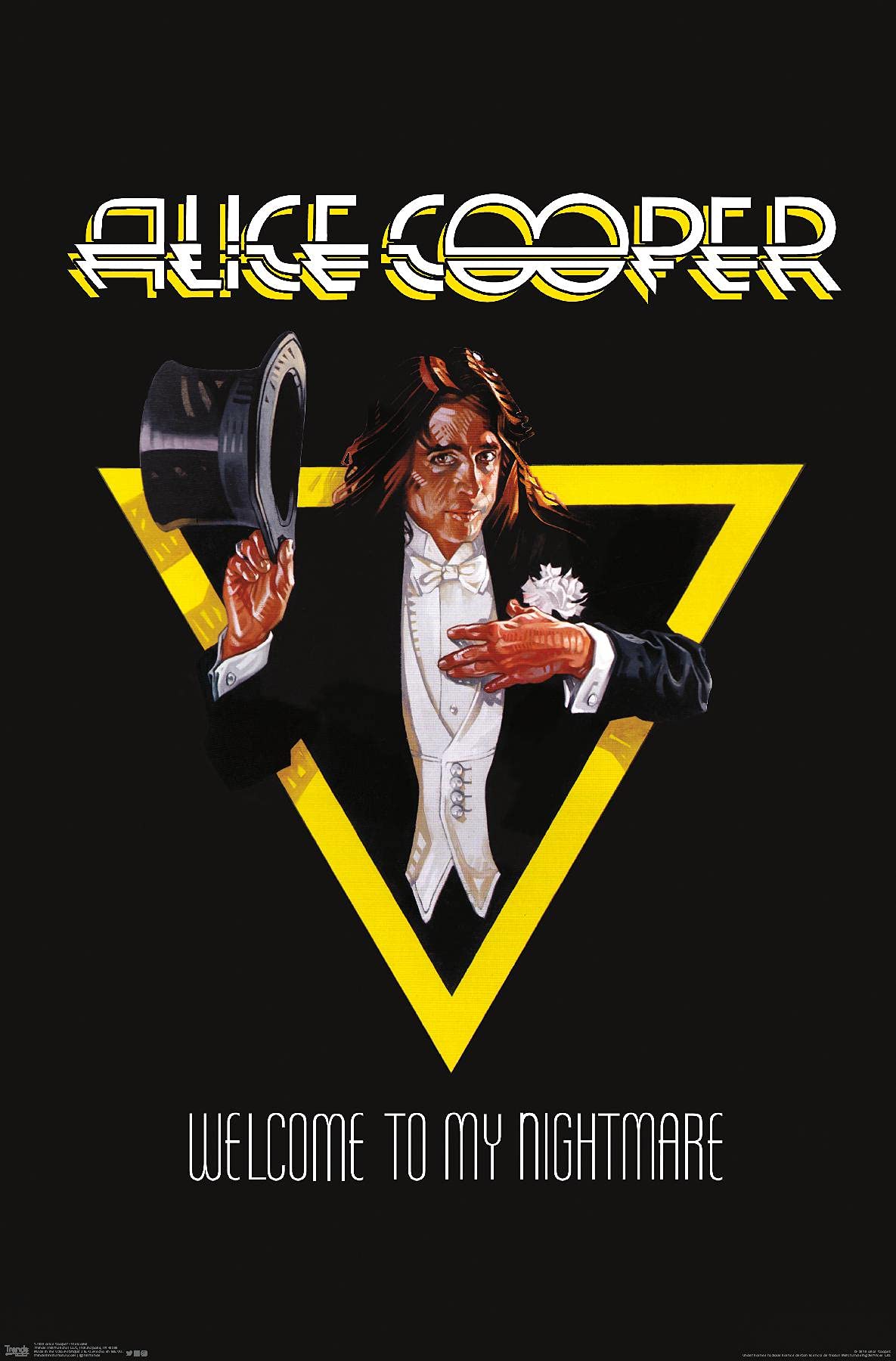 Trends International Alice Cooper - Welcome Wall Poster, 22.375'' X 34'', Premium Unframed Version