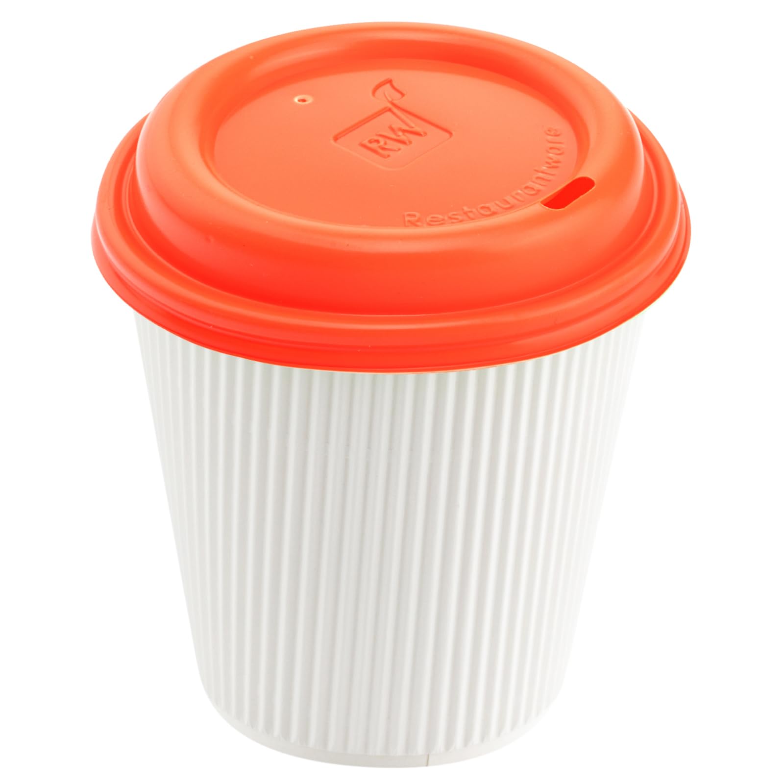 Restaurantware Lids Only: Restpresso 3.6 Inch Coffee Cup Lids 500 Disposable Coffee Lids - Fits 8 12 16 And 20 Ounce Cups Leakpr