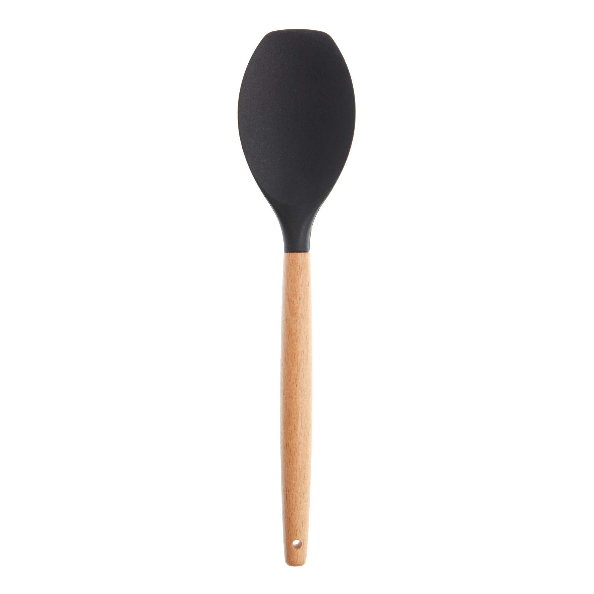 Fs Cool Wooden Handles Silicone Spatula Cooking Utensils Kitchen Utensil Is Heat Resistant Up To 446F Kitchen Gadgets Tools For 