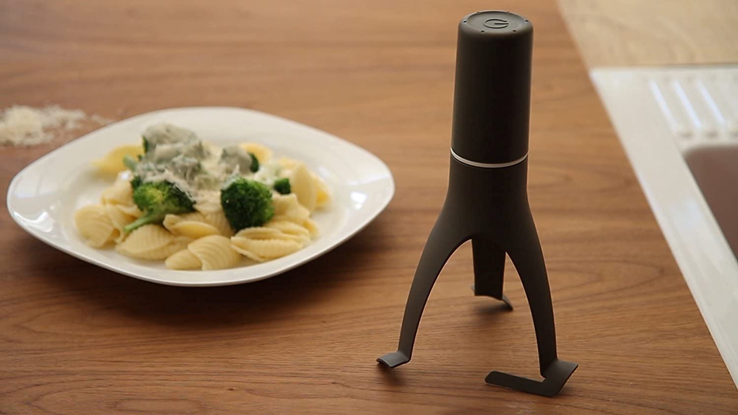 Utensil Stirr - The Unique Automatic Pan Stirrer - Dishwasher Safe, 3 Stirring Speeds With Led Indicator