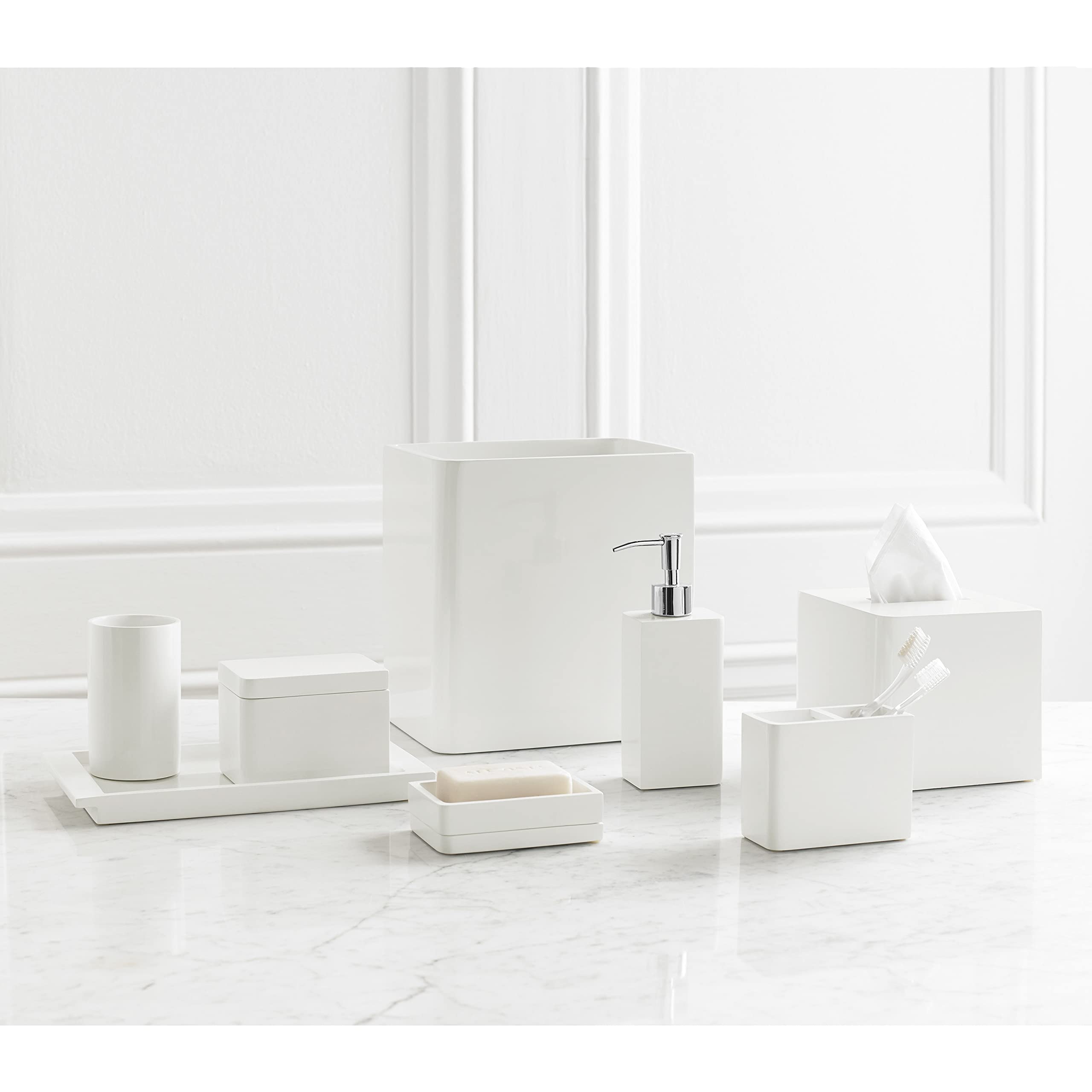 Kassatex Lacca Tumbler, White