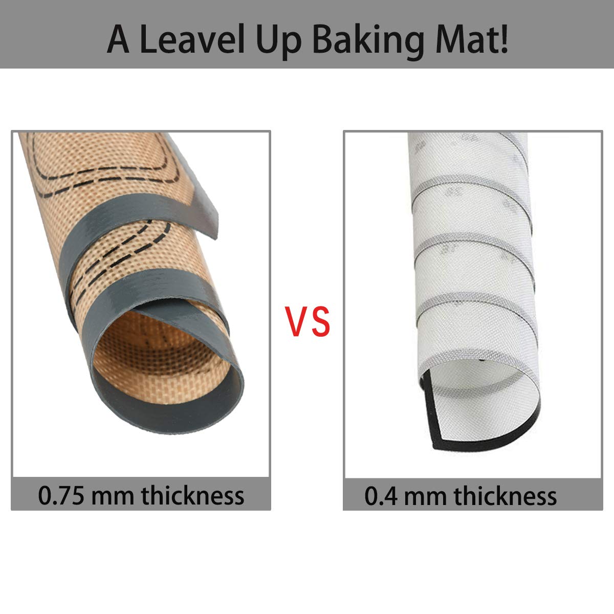 Non Stick Silicone Baking Mats Set Quarter Sheet Macaron - 2 Small Toaster Oven Silicon Baking Liners For Cookies And Bread Maki