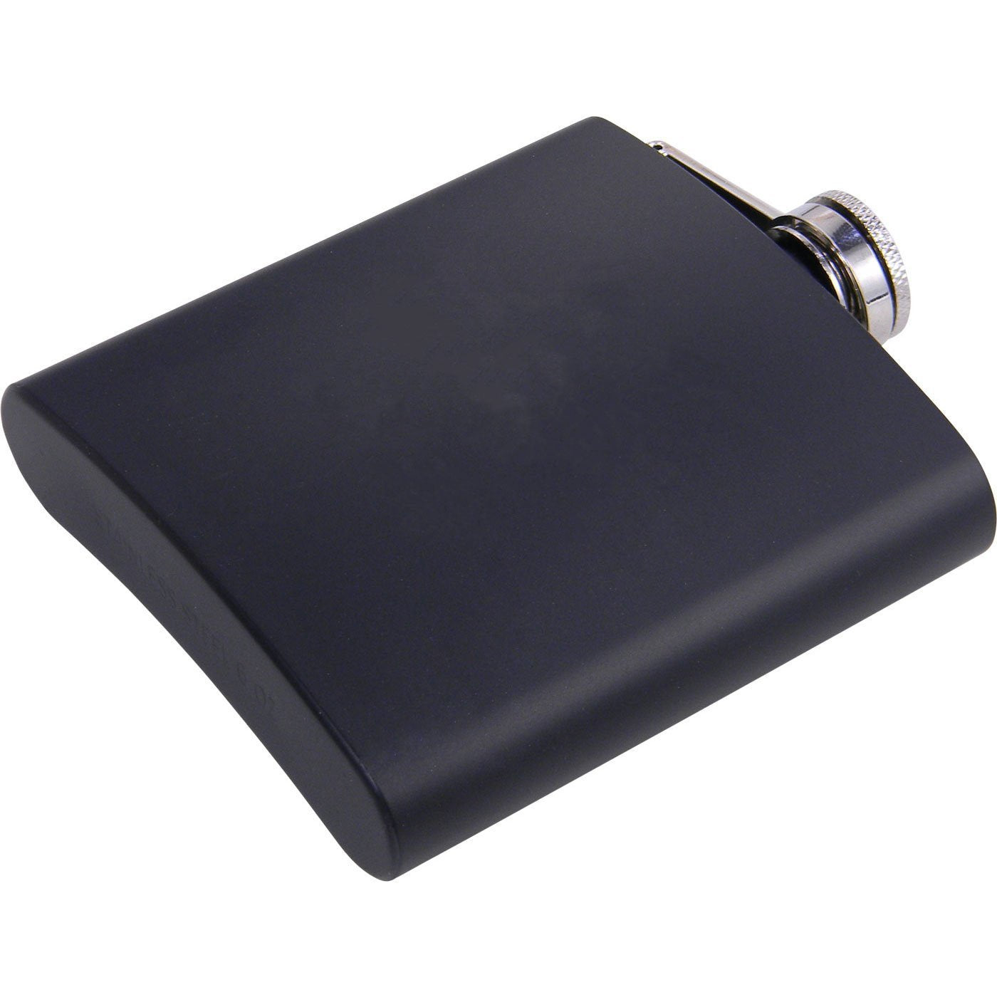 Personalized Custom Elephant Black Stainless Steel Hip Customizable Flask