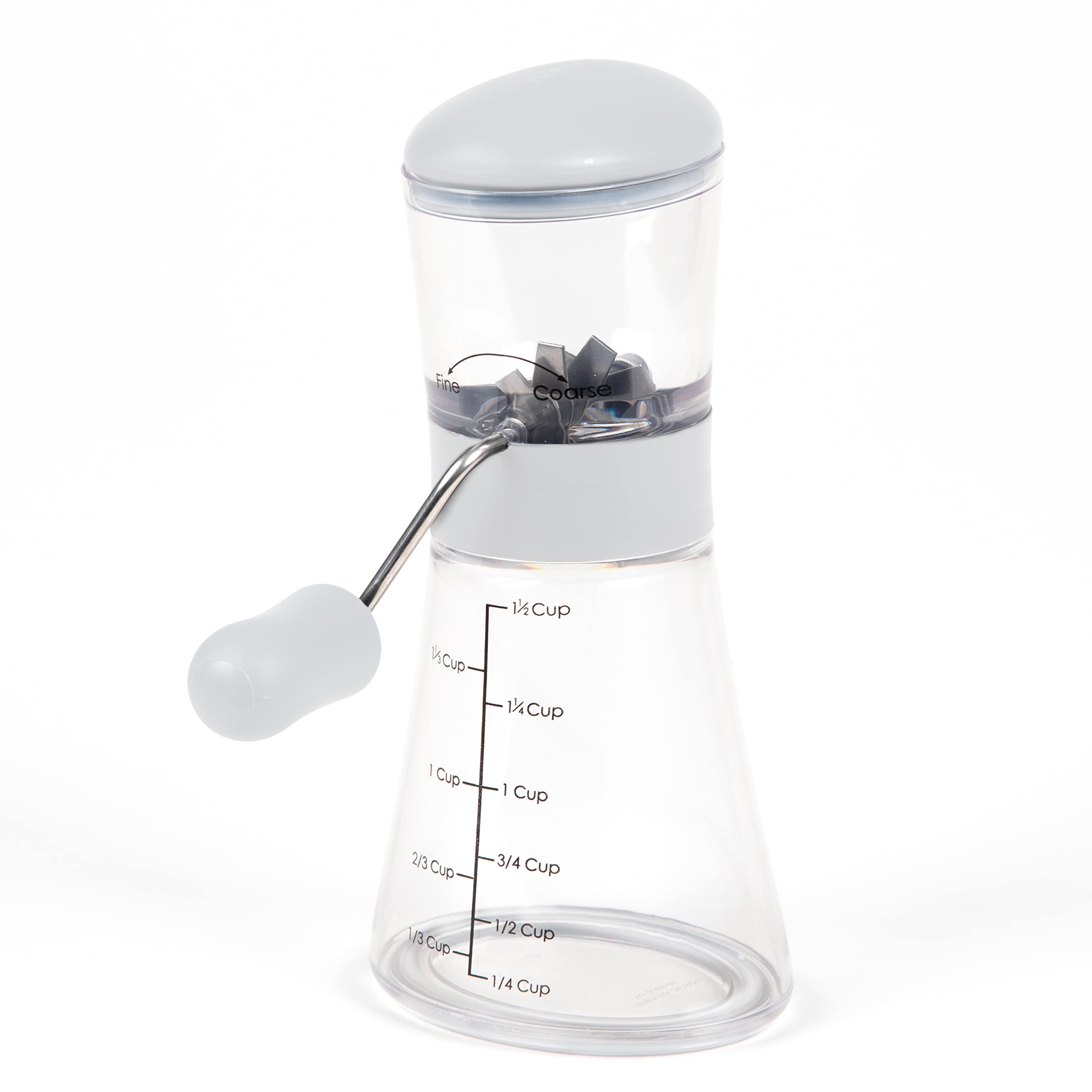 Prepworks By Progressive Nut Chopper With Non-Skid Base, White