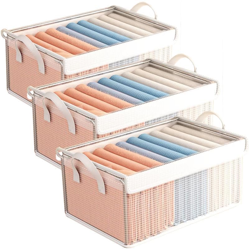 Mapple Creation Dustproof Underwear Storage Box, Household Medicine Box LargeCapacity Medicine Box, Storage Bag Underbed With Z