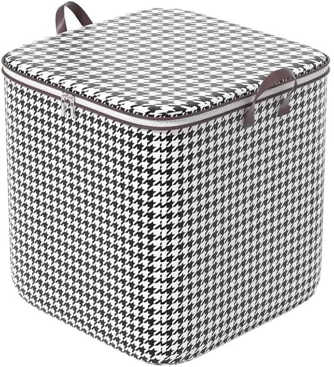 Kakzadda Multipurpose Foldable Storage Bag For Clothes, Quilts, Laundry  Large Capacity Closet Organizer Box With Zipper & Mois