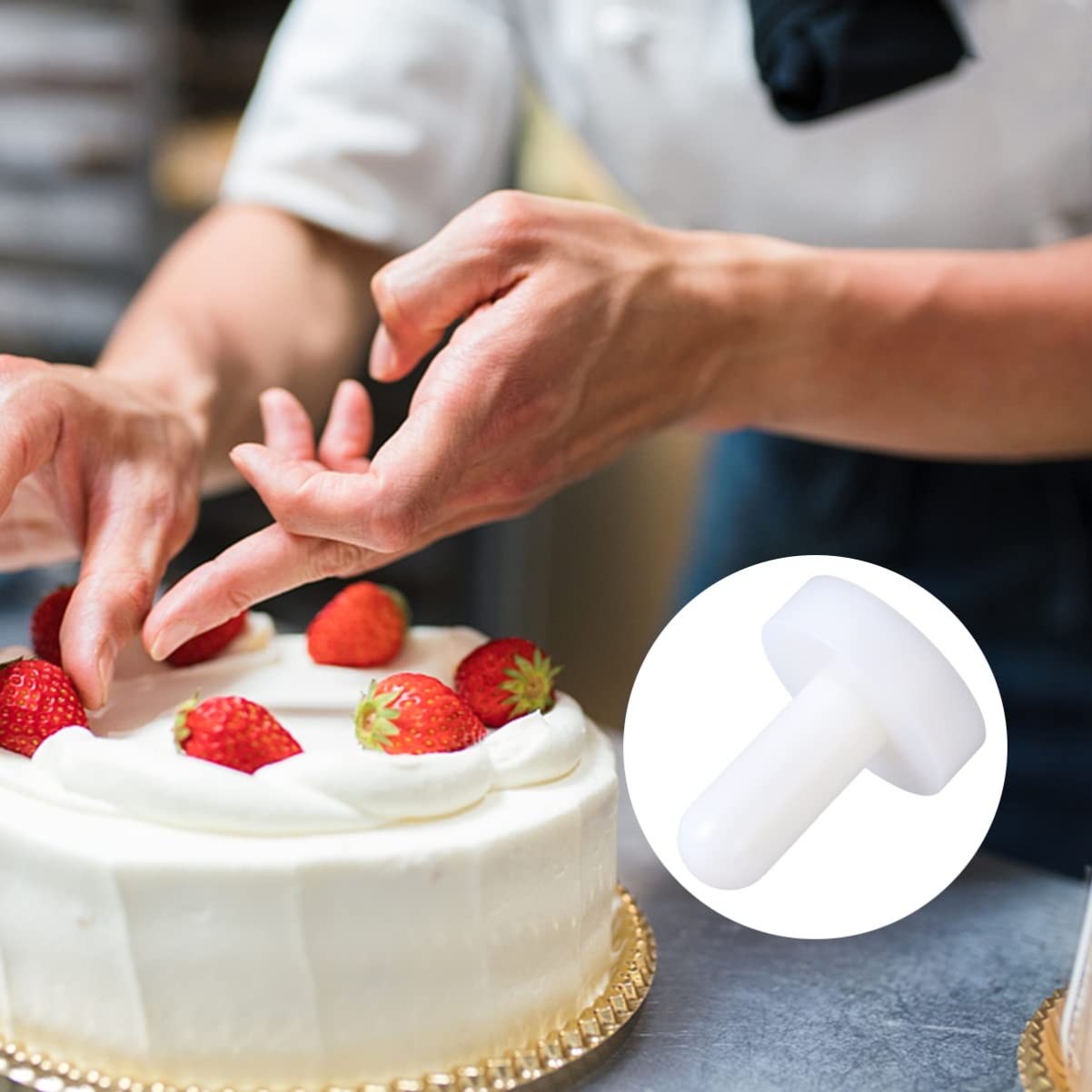 Cheesecake Pastry Dough Tamper Egg Tart Molds Tart Tamper Dough Presser Pastry Tamper Baking Presser Egg Tart Skin Presser Torti