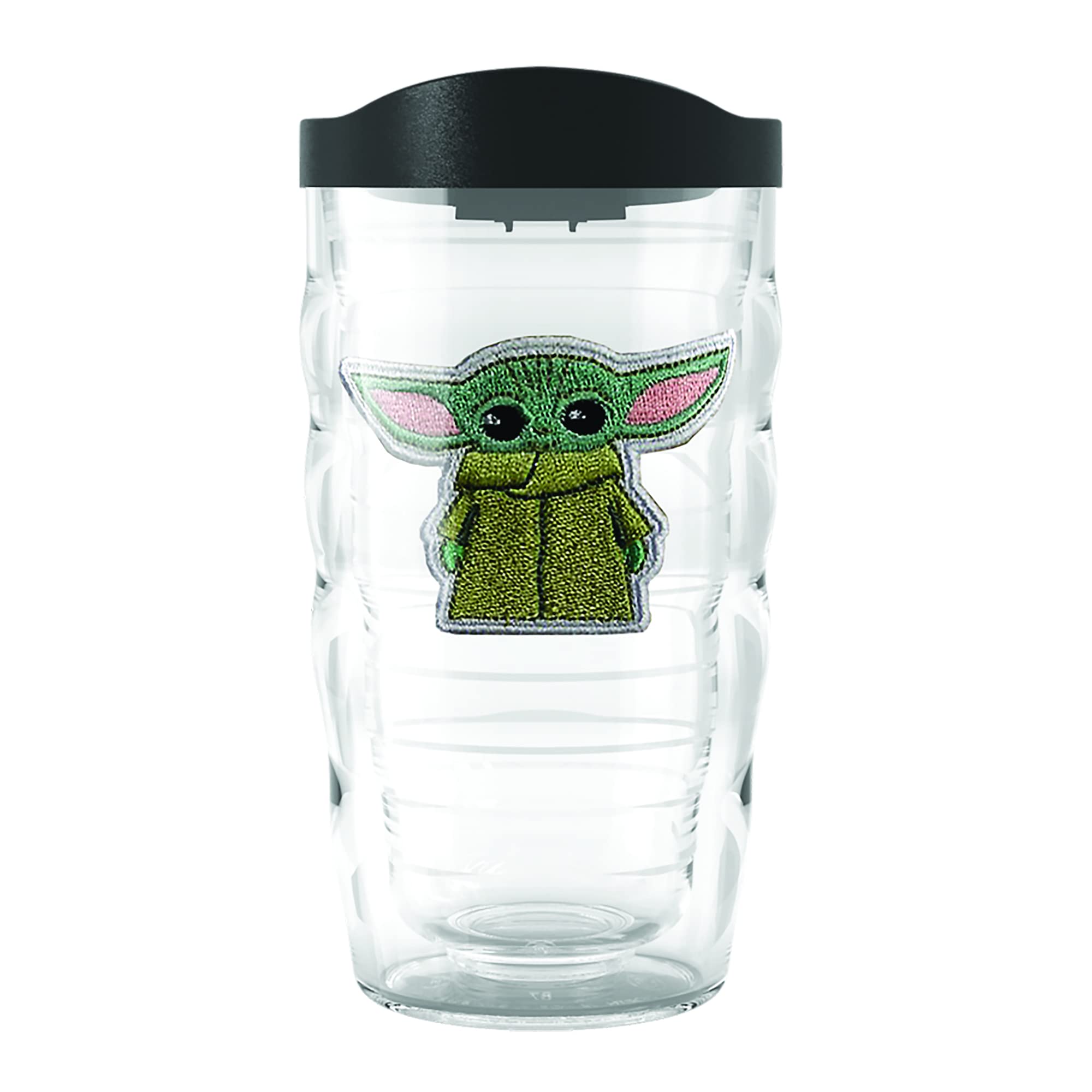 Tervis Star Wars Mandalorian Grogu Made In Usa Double Walled Insulated Tumbler Travel Cup Keeps Drinks Cold & Hot, 10Oz Wavy, Cl