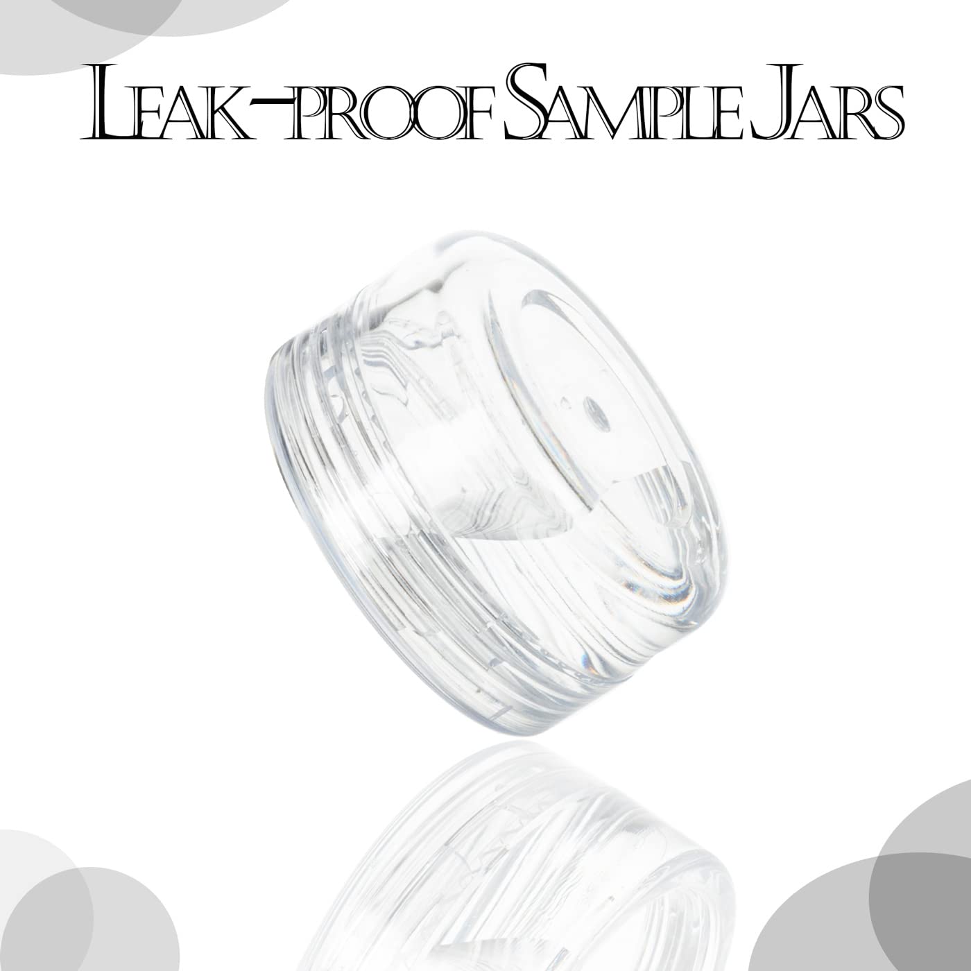 Zejia 10 Gram Sample Containers, 100 Count Cosmetic Containers With Lids, Refillable Empty Sample Jars, Small Plastic Containers