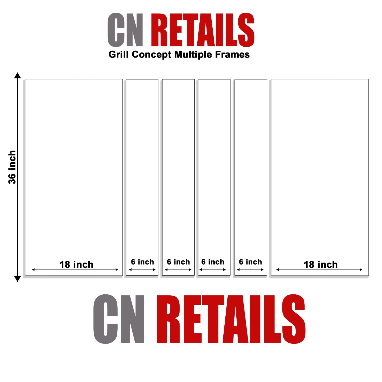 Cn Retails Abstract Wall Painting Big Size Wood Framed For Home Decor (60Inch X 36Inch) Grill_45(Multi)