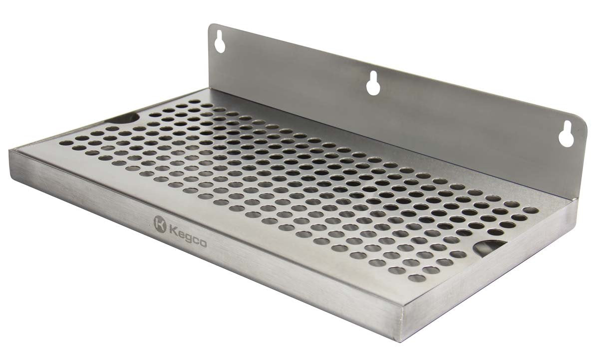 Kegco Sewm-127 Drip Tray, 12'' X 7'', Stainless Steel