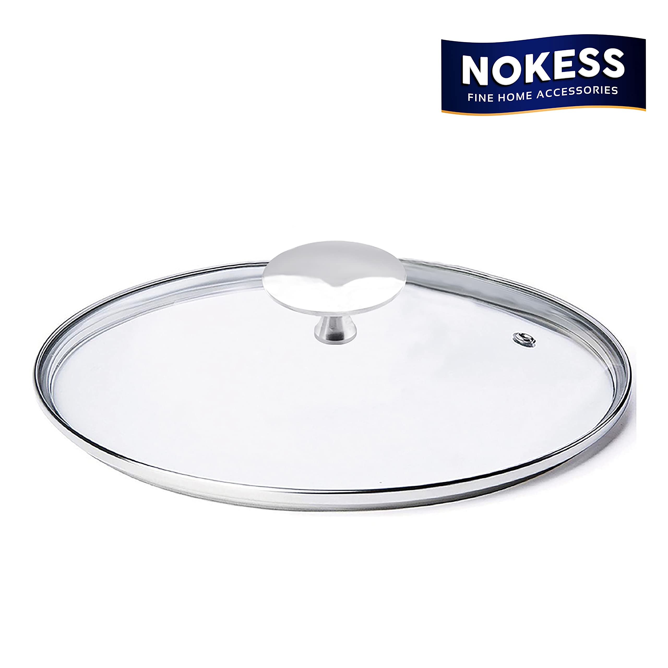 Nokess Stainless Steel Replacement Handle Universal Pot Lid Replacement Knobs Pan Lid Holding Handles Enameled Cast-Iron Dutch O