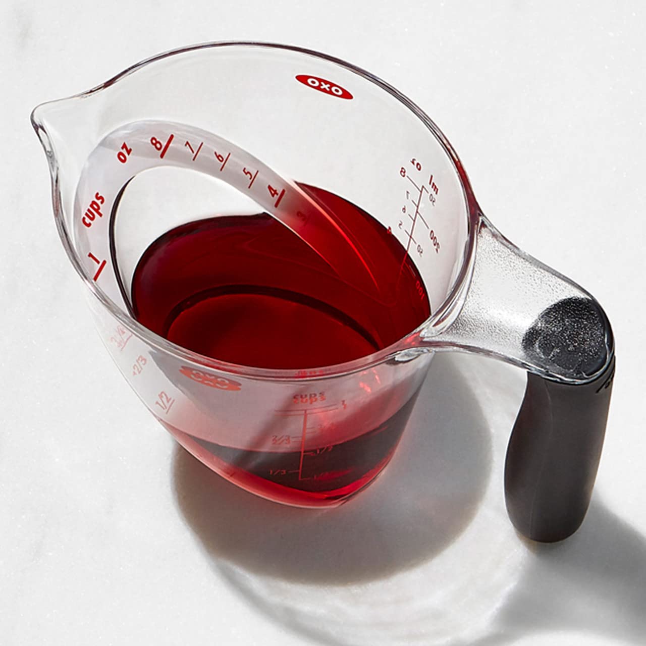 Oxo 1 Litre Angled Measuring Jug, Transparent