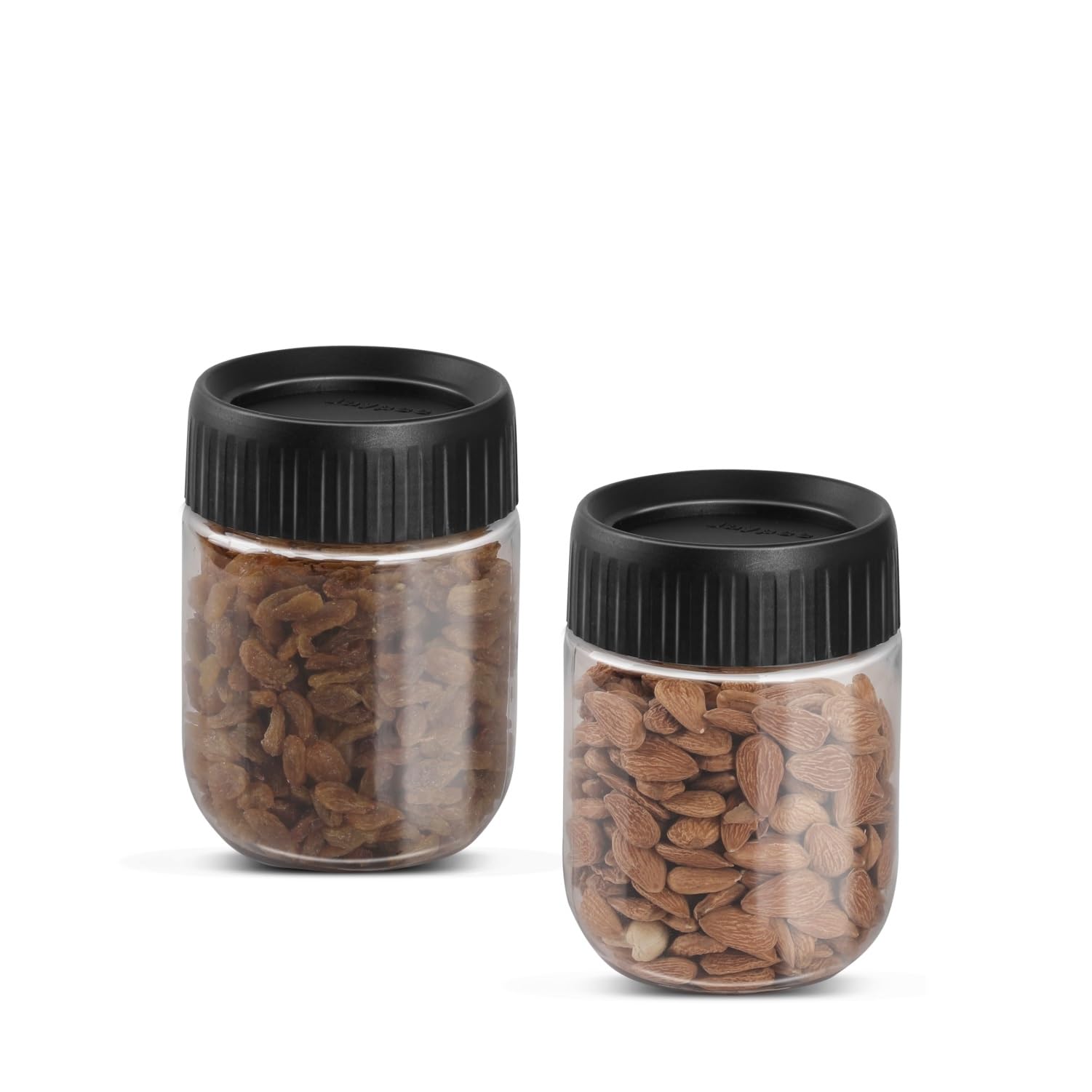 Jaypee Plus Petset Plastic Transparent Kitchen Jars & Container For Kitchen Pantry, Snacks, Masala, Pickle, Dry Fruits, Storage 