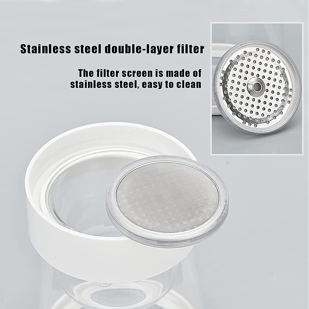 Blaryeti Ice Drip Coffee Maker 14Oz Cold Brew Coffee Smooth Dripper Slow Cold Drip Iced Coffee Concentrate Brewer With Adjustabl