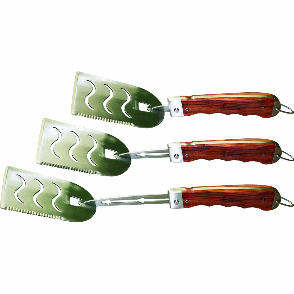 Montana Grilling Gear Retractable Grilling Spatula - Adjustable Length, 13-1/8'' To 18'' Heavy-Duty Stainless Steel - Ideal For