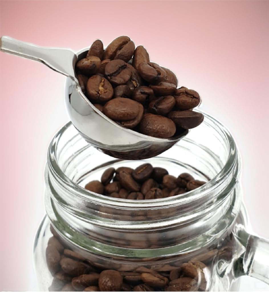 Popos Store 8-Inch Coffee Scoop, Stainless Steel 1 Table(15Ml) Spoon With Lovely Drippot Handle