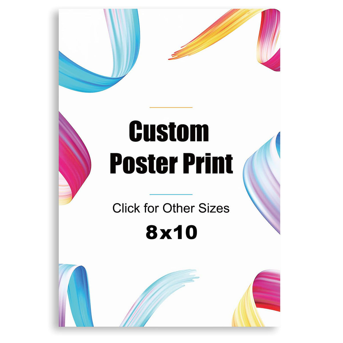 Intellimade Custom High-Resolution Poster Prints,Upload Your Image Photo,Personalized Photo To Poster Printing,Uv Printed,Odorle