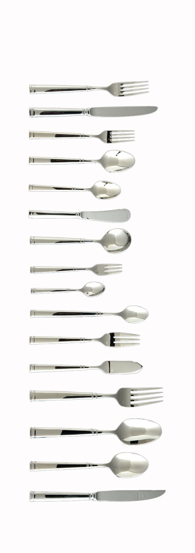 Fortessa Bistro 18/10 Stainless Steel Flatware Serving Fork, 9-Inch, Silver