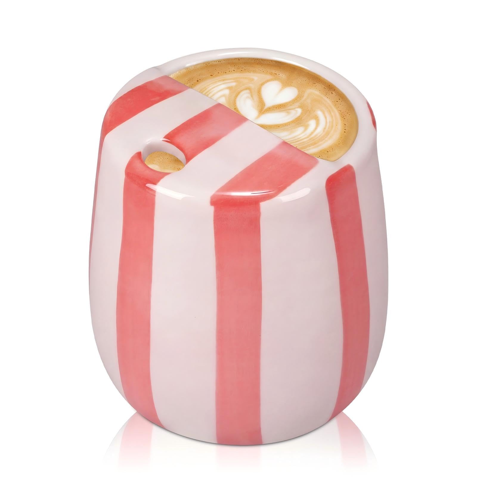 Ferrochef Ceramic Coffee Mug with Sip Hole