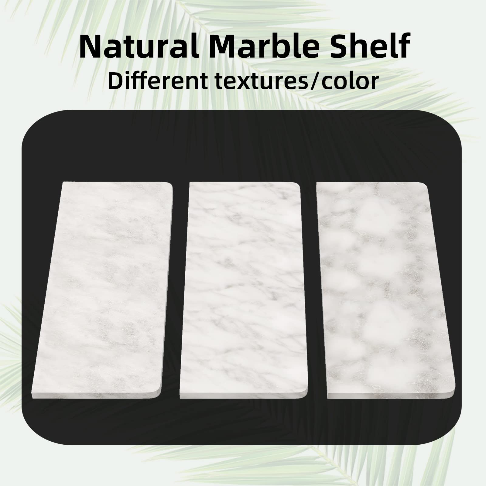 White Toilet Paper Holder with Shelf  New Upgrade Double Toilet Paper Holder with Storage  Marble Roll Toilet Paper Wall Mount for Bathroom Washroom