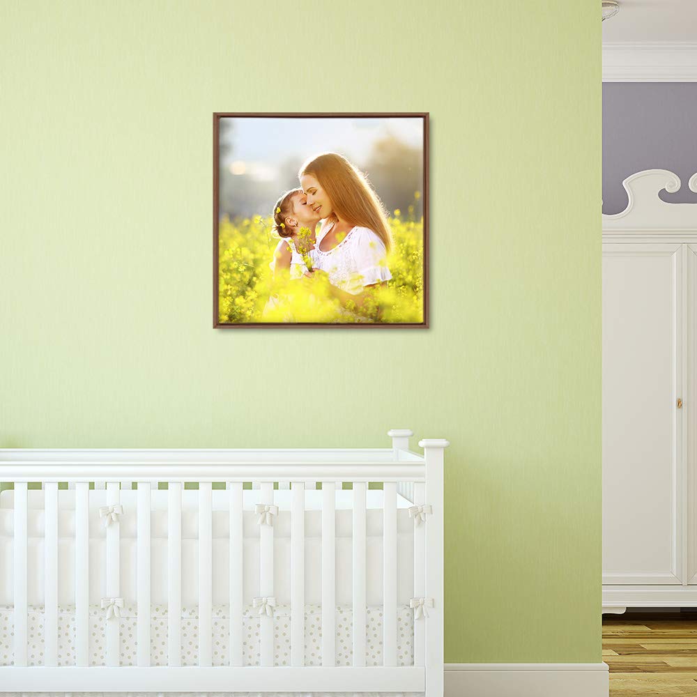 Wall26 Framed Custom Canvas Wall Art For Living Room, Bedroom Canvas Prints For Home Decoration Ready To Hang - 16''X16'', Natur