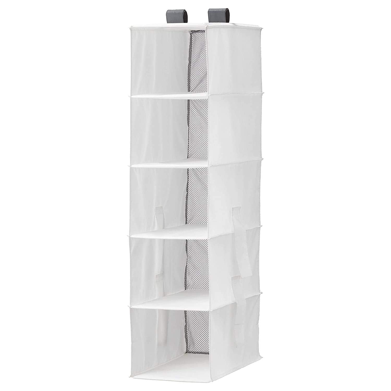 Ikea Painted Storage With 5 Compartments (White, 25X40X98 Cm)  Polyester