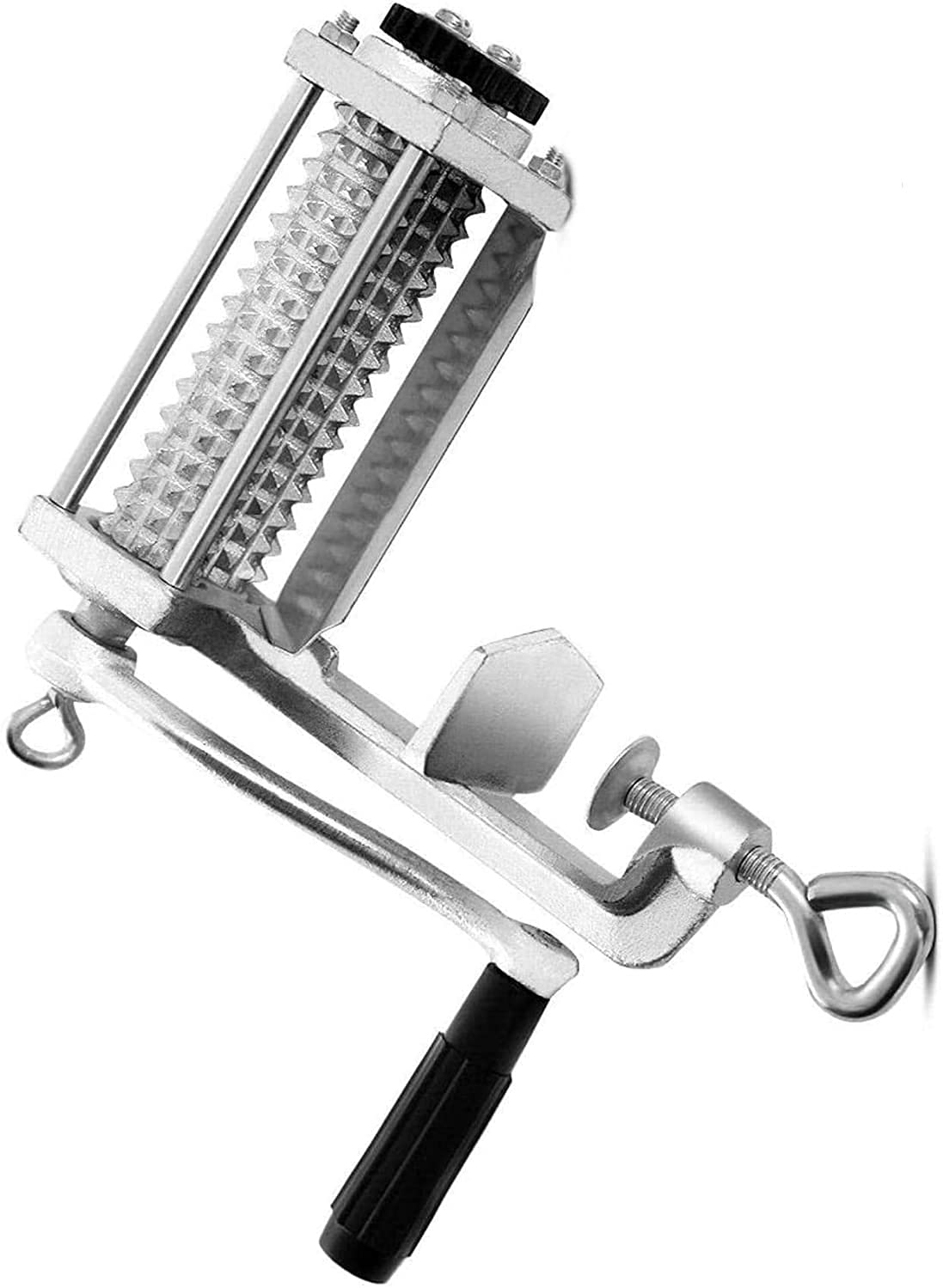 Commercial Meat Tenderizer Cuber Heavy Duty Steak Flatten Tool Meat Tenderizer Tool Meat Grinder Attachment Clamp-On Meat Tender