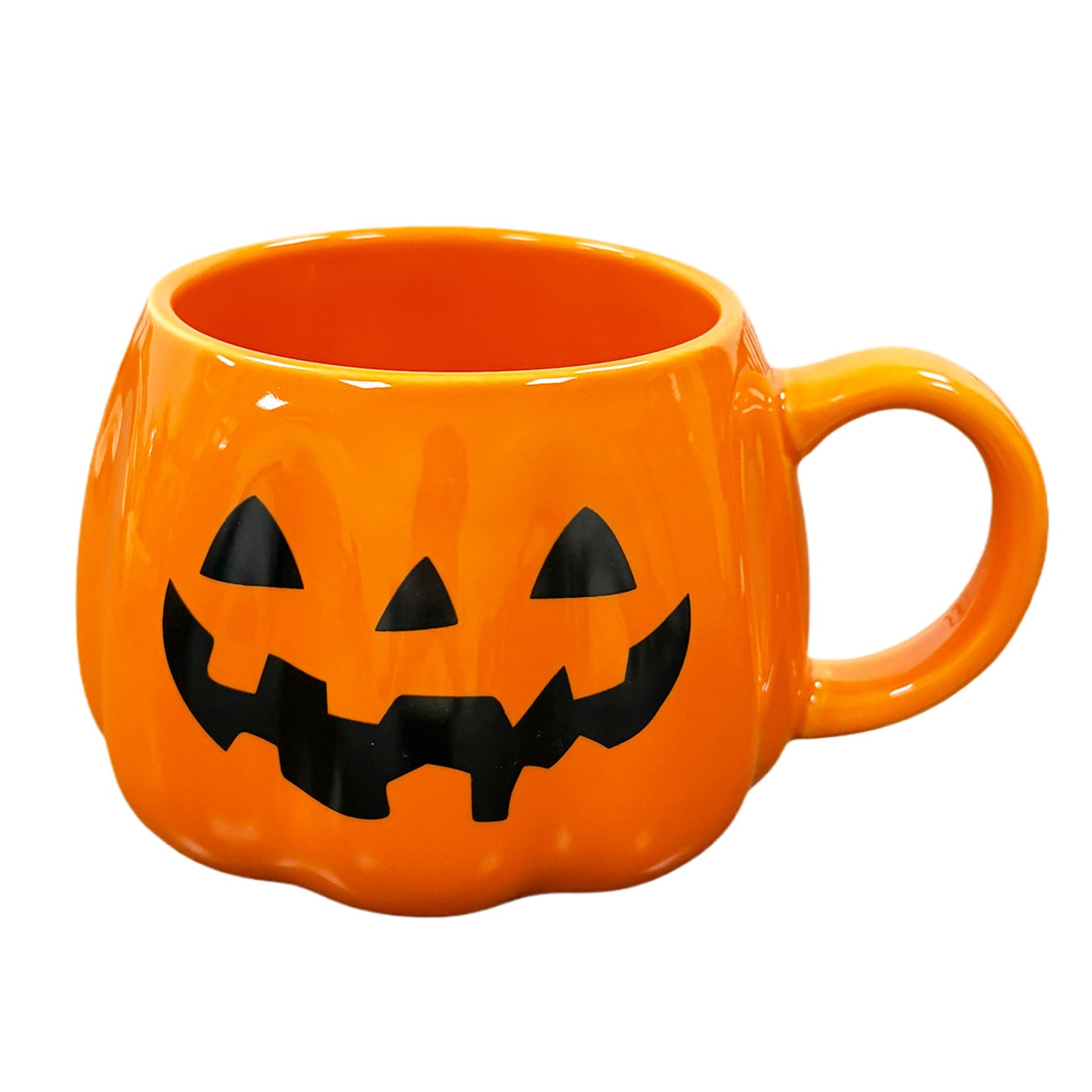 HS&ROXIN Halloween Mug Novelty Pumpkin Mug 3D Cute Ceramic Cup Halloween Coffee Cup Spooky Fall Decor and Christmas Birthdays Pe