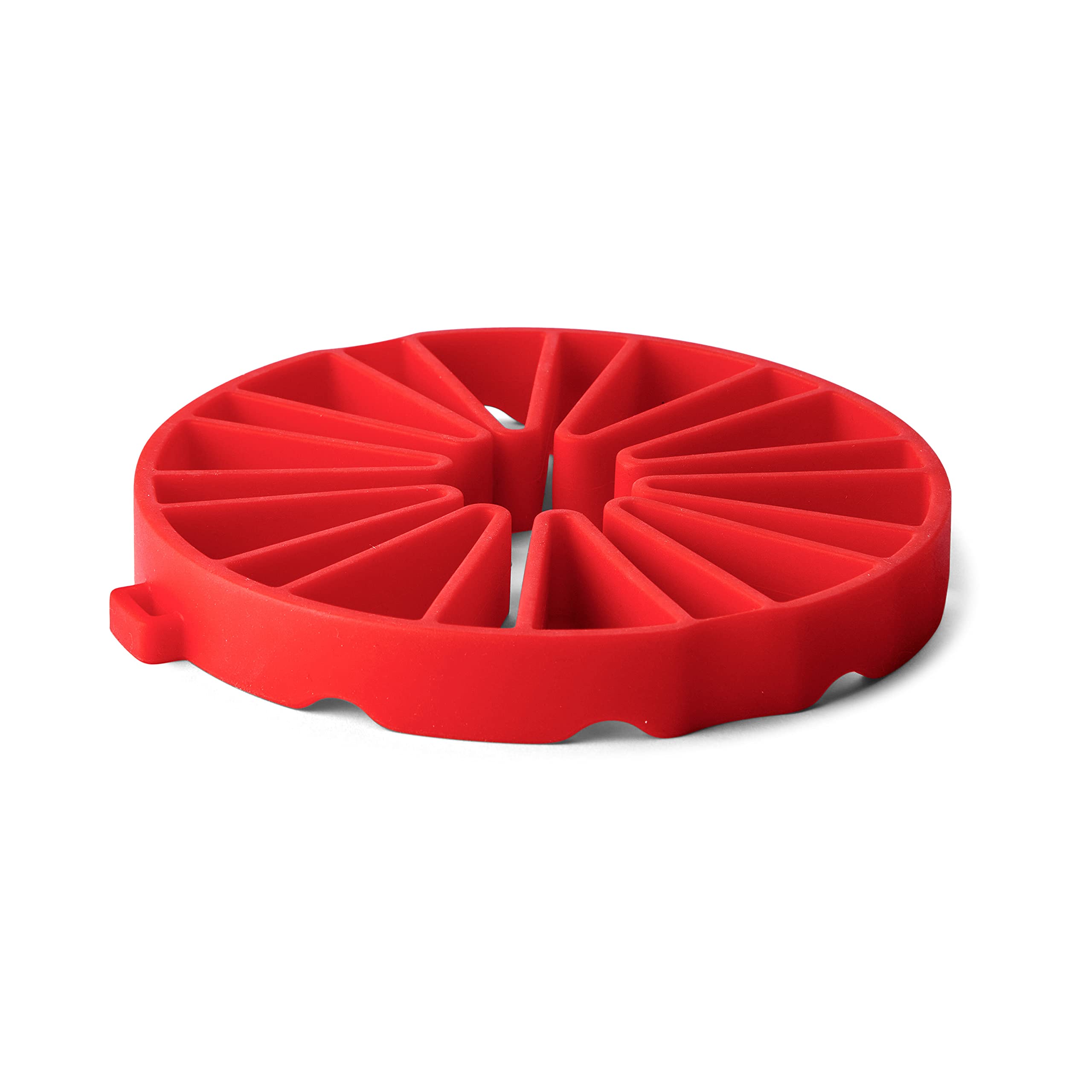 Cuisipro Silicone Dual Cooking Trivet, 7.5 X 7 X 1In, Red