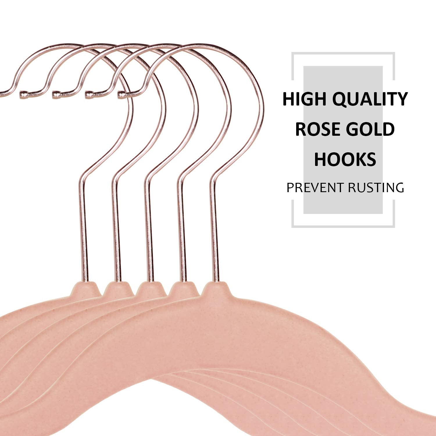 Vecelo Premium Velvet Clothes Hangers Suit Heavy Duty (60 Pack)-Non Slip & Space-Saving With 8 Finger Clips & Tie Rack Excellent