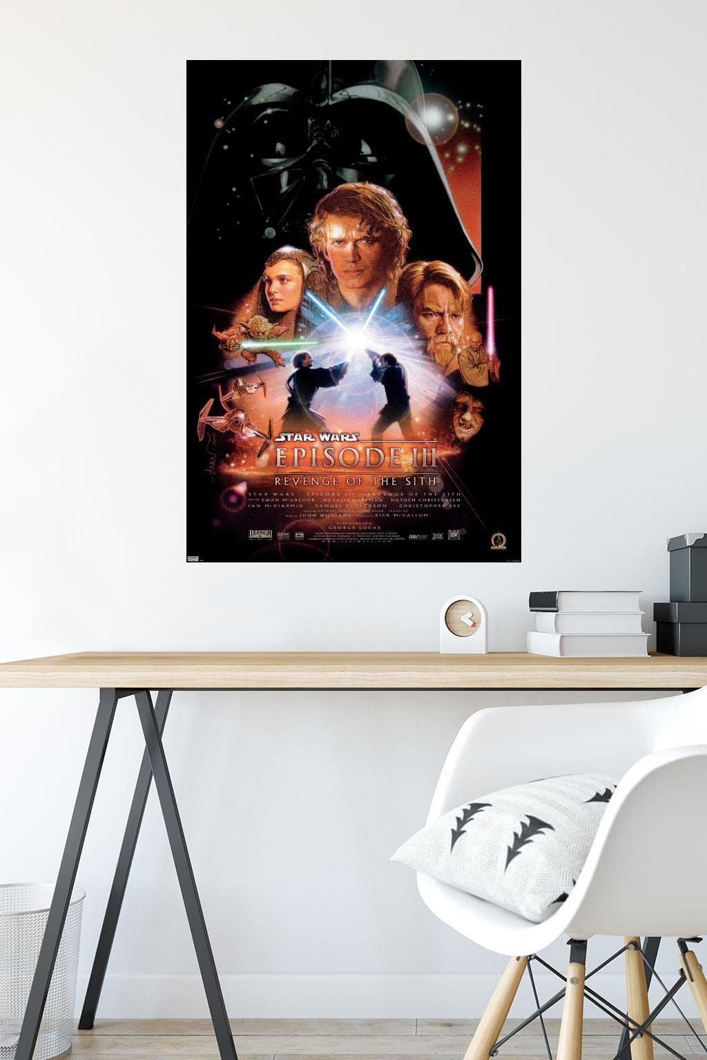 Trends International 24X36 Star Wars: Revenge Of The Sith - One Sheet Wall Poster, 24.00'' X 36.00'', Premium Unframed Version