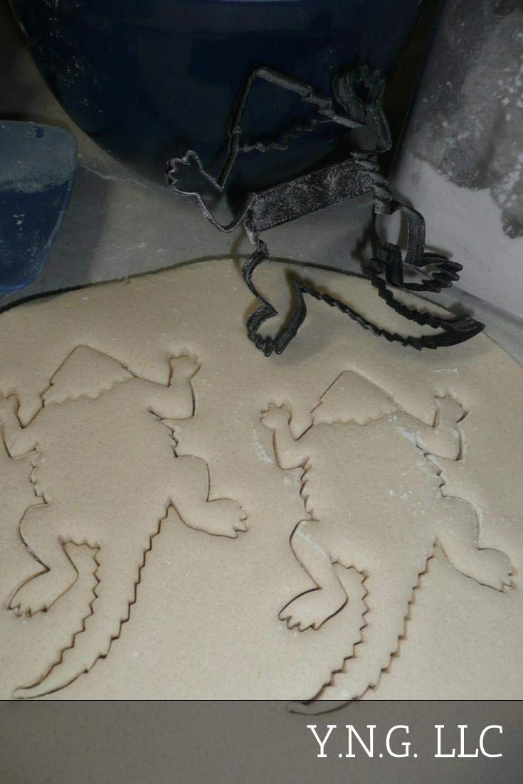 Horned Frog Toad Lizard Tropical Amphibian Animal Cookie Cutter Made In Usa Pr3355