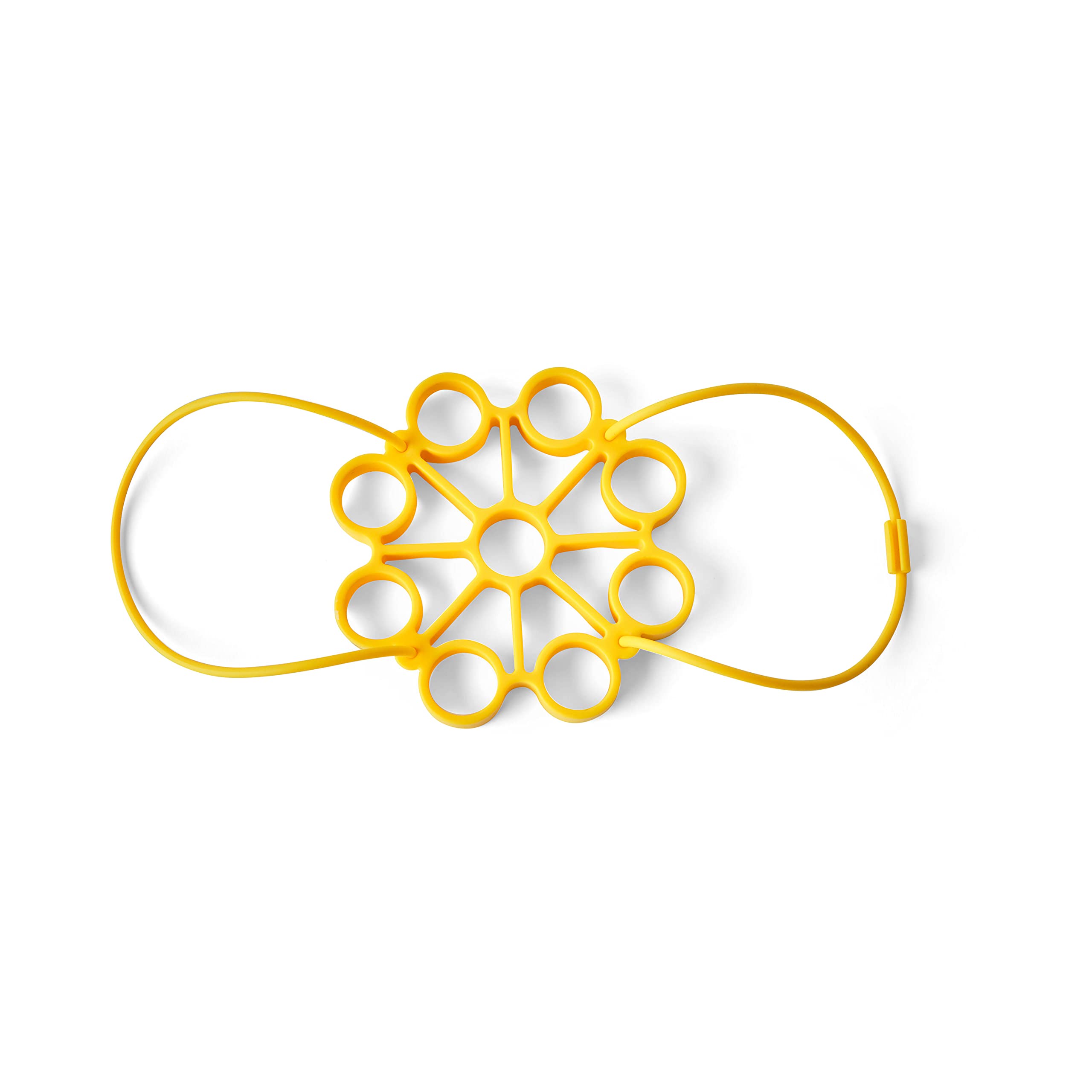 Cuisipro Silicone Egg Rack, 6.25x6.25x0.75in, Yellow