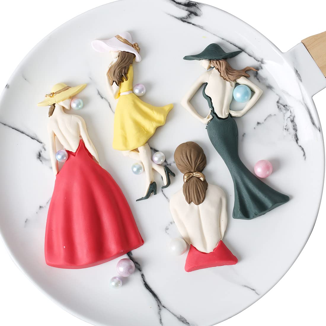 Cestony Goddess Of Back Girl Silicone Molds For Diy Cake Fondant Biscuit Cookies Soap Sugar Pudding Chocolate Hard Candies Desse