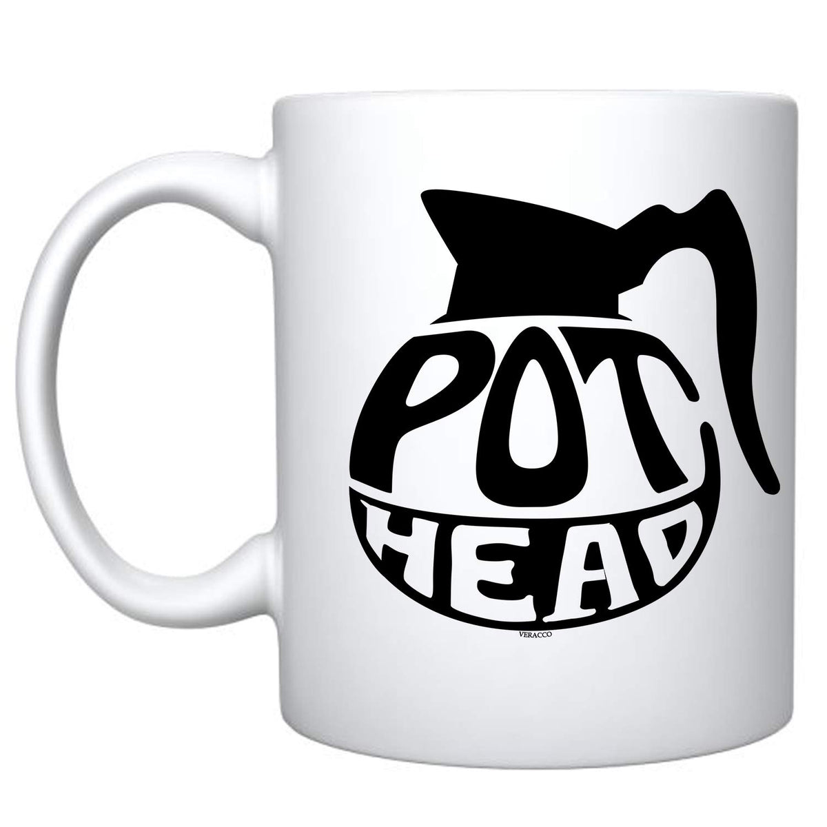 Veracco Pot Head Ceramic Coffee Mug Funny Gifts Espresso Cup -Ceramic Mug - Cute Mug - Green Tea Mug- White Coffee Mugs - Christ