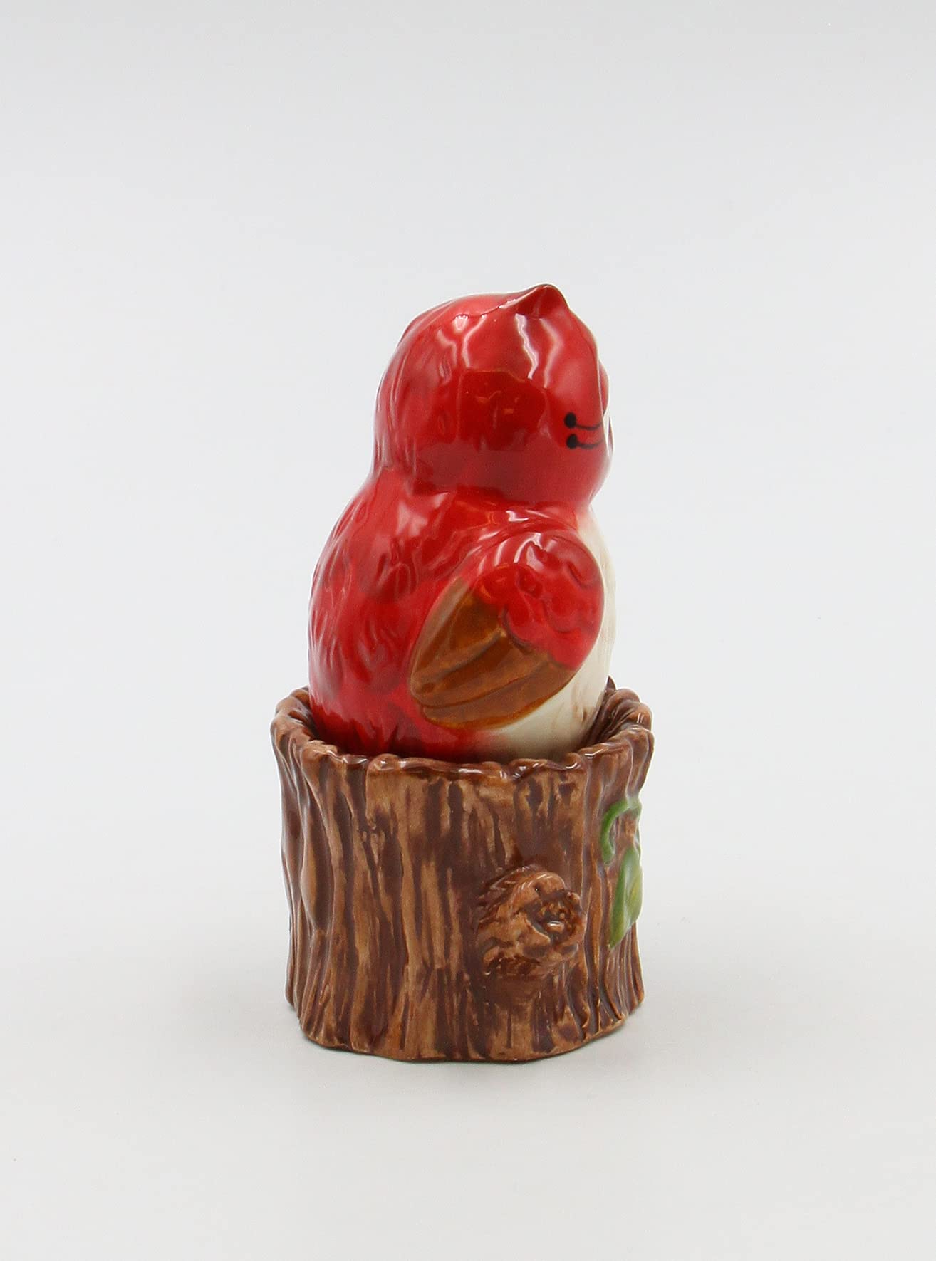 Cosmos Gifts 10908 Owl On Tree Salt And Pepper Set, 3-Inch Red