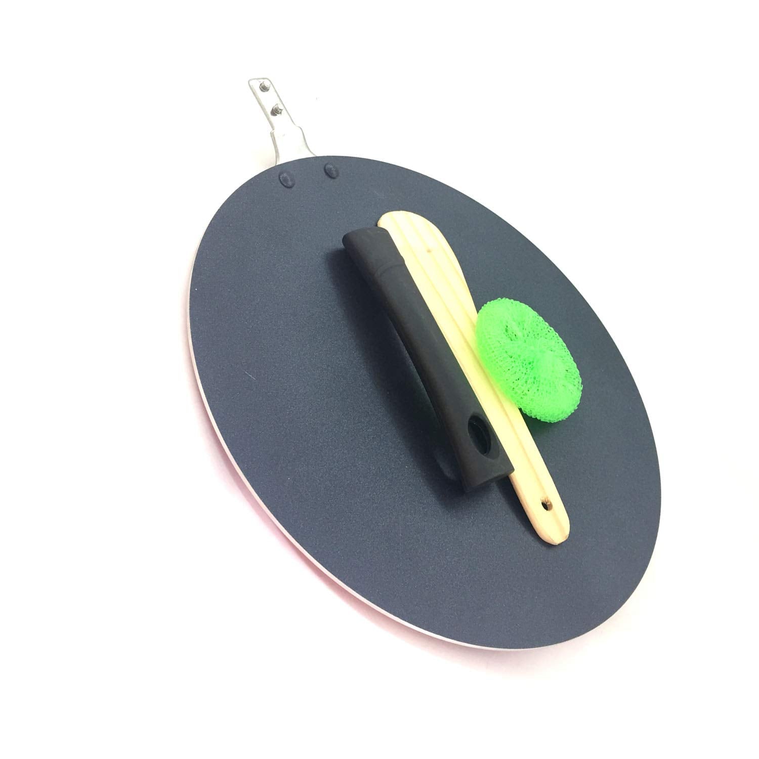 Aluminum Chapati Pan Non-Stick Roti Pan Chapati Tawa Concave Nonstick Griddle Crepe Pan Frying Skillet Pan For Omelette Pan Para