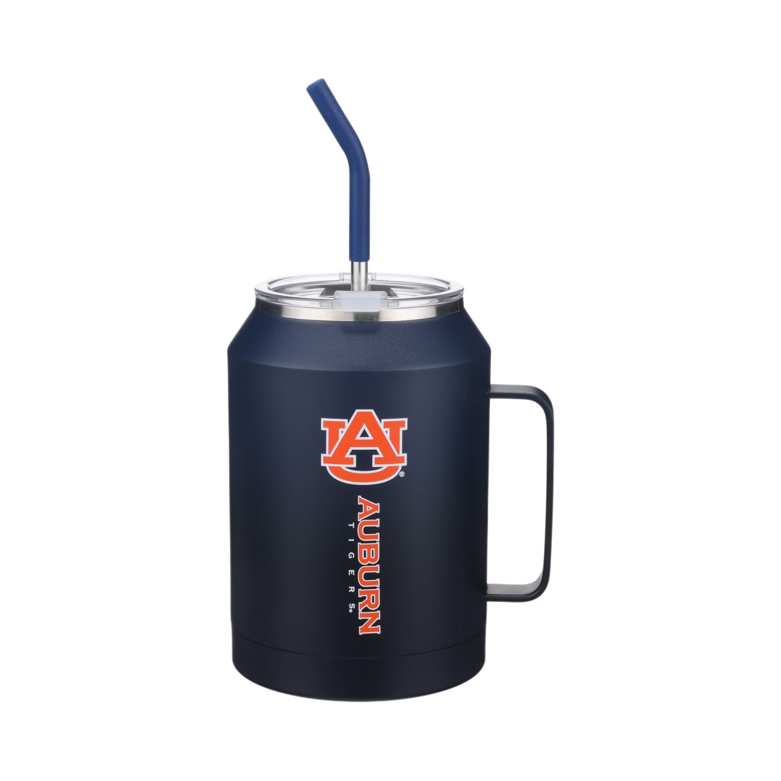 The Memory Company Officially Licensed 50oz Ombre Water Jug with Handle and Straw, Auburn University