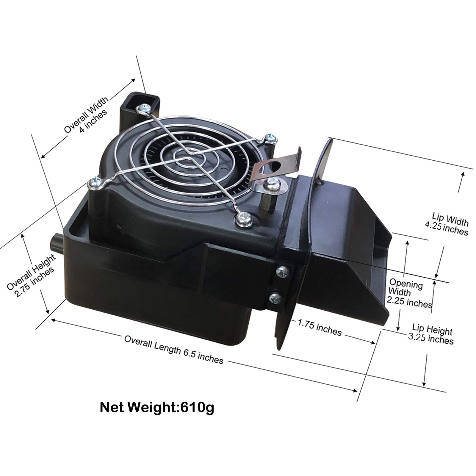 Mydracas Grill Air Blower Fire Starter For Xl Big Green Egg Accessories Grill Fan Shorten The Time Of Ignite The Charcoal